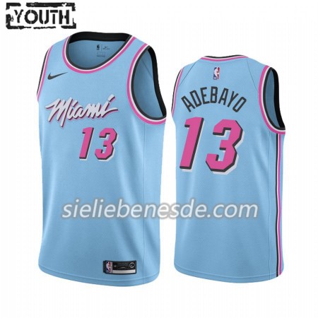 Kinder NBA Miami Heat Trikot Bam Adebayo 13 Nike 2019-2020 City Edition Swingman